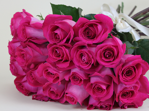 Hand Tied Bouquet of Roses