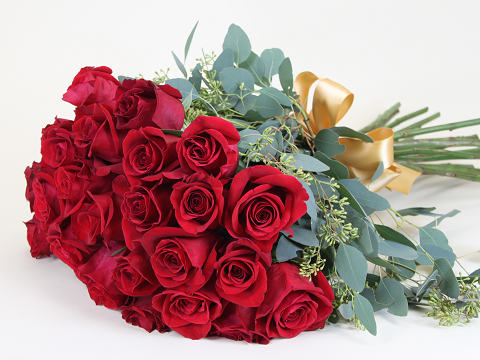 Hand Tied Bouquet of Roses